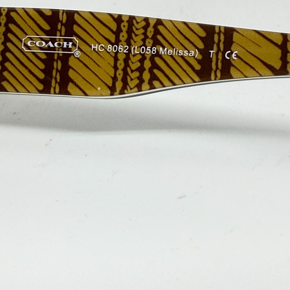 Coach Sunglasses HC8166 512013 Dark Tortoise/ Brown 58/18/135 Frames Only H19864 - Picture 6 of 7